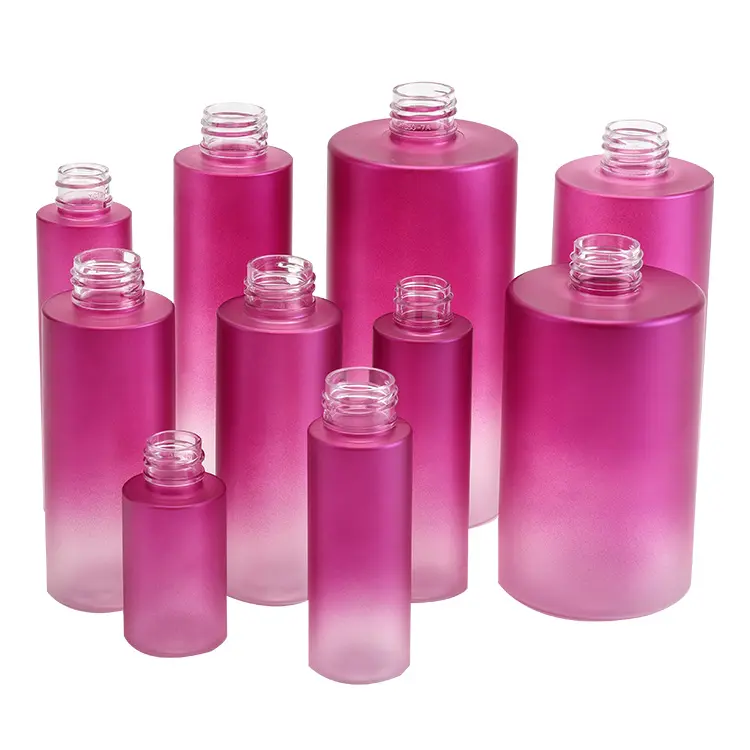 30ml 50ml 80lm 100mL 120ml 150ml 250ml 300ml 400ml Botella de peso pesado personalizada Botella de plástico PET para el cuidado de la piel Embalaje de cosméticos