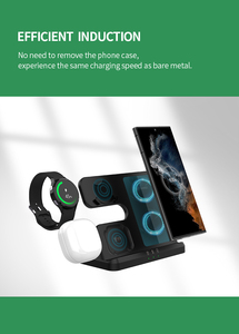 <span class=keywords><strong>Cargador</strong></span> para <span class=keywords><strong>Reloj</strong></span> <span class=keywords><strong>Samsung</strong></span> Más Vendido, Carga Rápida <span class=keywords><strong>de</strong></span> 15 W para <span class=keywords><strong>Samsung</strong></span> <span class=keywords><strong>Galaxy</strong></span>, <span class=keywords><strong>Cargador</strong></span> Inalámbrico 3 en 1, Estación <span class=keywords><strong>de</strong></span> Carga <span class=keywords><strong>de</strong></span> Escritorio, Logotipo Personalizado - Product Image 4