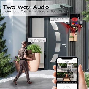 3MP năng lượng mặt trời 4gcamera với đầy đủ màu sắc tầm nhìn ban đêm Loa autotracking và hai chiều giám sát âm thanh mạng an ninh năng lượng mặt trời máy ảnh - Product Image 2