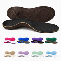 Semelles orthopédiques Aureright pour la gym et le fitness, en microfibre PU, confortables, absorbant les chocs, pour hommes, femmes et enfants