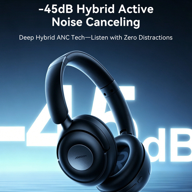 JOYROOM Over-ear Wireless ANC Wholesale Active Noise Canceling Headphone