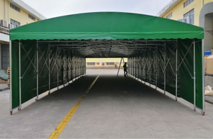 Large 10x20 Folding Retractable Oxford Canopy <strong>Tent</strong> Portable Durable Mobile Event Shelter High Fire Resistance for Outdoor Use - Product Image 4