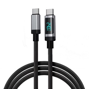 <span class=keywords><strong>Cable</strong></span> <span class=keywords><strong>de</strong></span> <span class=keywords><strong>Datos</strong></span> Tipo-C con Pantalla Digital PD240W y Chip E-Marker para Tablets, Compatible con Carga Rápida y Transferencia <span class=keywords><strong>de</strong></span> <span class=keywords><strong>Datos</strong></span> - Product Image 2