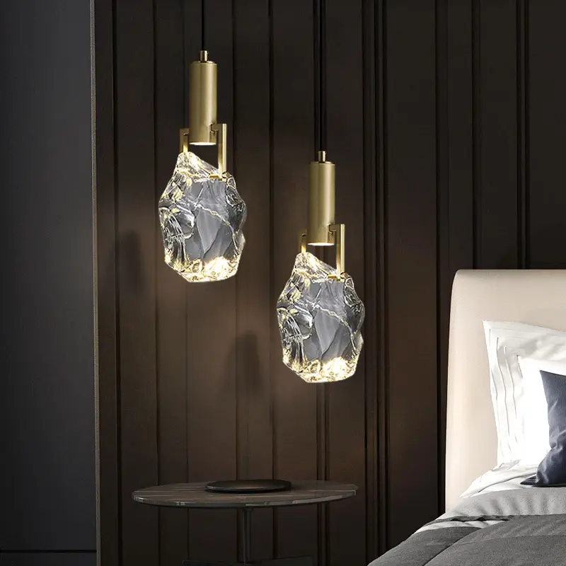 Dining room chandelier modern simple light luxury crystal bedside lamp creative personality decoration chandeliers&pendant light