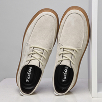 Nouvelles Chaussures Habillées pour Homme en Cuir de Vachette Pleine Fleur, Confortables, en Daim de Vache, Style Bateau, pour Homme, Tailles 39-45, Fournisseurs d'Usine de Mode