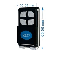 Télécommande RF à code roulant multi-fréquence compatible avec la marque YET2133MJR, 4 touches - Vente directe d'usine