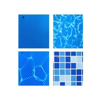 Bâches en PVC enduites durables de 1,0 à 1,5 mm, ignifuges et imperméables pour revêtement de piscine