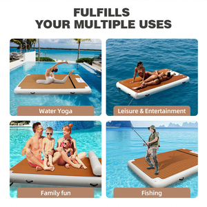 Oem tùy chỉnh <span class=keywords><strong>Inflatable</strong></span> nổi Dock nền tảng nhà máy lớn chống trượt <span class=keywords><strong>Inflatable</strong></span> Dock đảo - Product Image 6