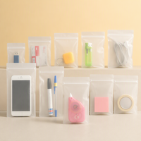 Pochettes promotionnelles personnalisées en PVC transparent avec fermeture éclair et soufflet latéral, impression intégrale, pour trousse de toilette, de voyage et de rangement dentaire