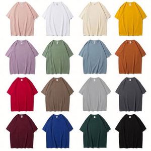 Cut Sew Manufacturing Company Custom Clothing Men's T-Shirts 280Gsm Heavy Cotton Regular Fit <b>Drop</b> Shoulder Print Hip Hop - Product Image 2