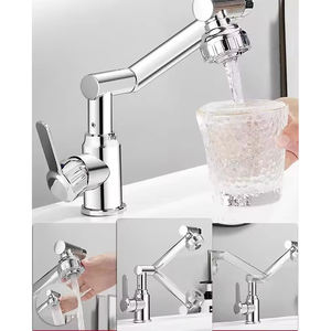 1080 °   Extension de <span class=keywords><strong>robinet</strong></span> pivotante 2 modes, <span class=keywords><strong>robinet</strong></span> réglable anti-éclaboussures, joint d'angle incurvé, aérateur de <span class=keywords><strong>robinet</strong></span> rotatif, filtre à eau, extension - Product Image 5