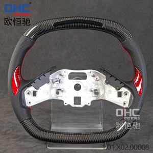 Volant LED en fibre de carbone pour Chevrolet <span class=keywords><strong>Corvette</strong></span> C8 Echappement 2019 2021 <span class=keywords><strong>2022</strong></span> Volants avec poignées rouges Moteurs Ohc - Product Image 2