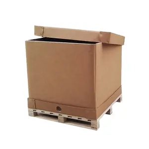 Serbatoio Tote IBC da 1000 litri con borsa di rivestimento, Tote IBC pieghevole per imballaggio di liquidi, Tote contenitore intermedio sfuso da 1000 litri in plastica SGS 40m