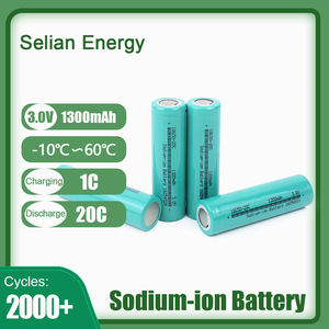 Selian Energy 18650 3V 1300 Batteries Sodium-Ion Stockage d'énergie Batterie rechargeable 20C Cellule à haut débit pour perceuses électriques - Product Image 4