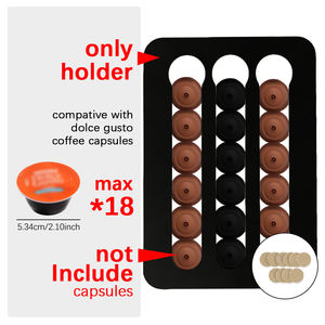 AM Store Meilleur vendeur 1 pièces dosettes de café expresso <span class=keywords><strong>support</strong></span> en métal ensemble organisateur portable avec porte-capsules et <span class=keywords><strong>support</strong></span> d'affichage - Product Image 5