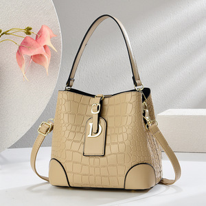 Borsa a secchiello con motivo coccodrillo, tracolla singola, in pelle PU, impermeabile, grande capacità, elegante e alla moda, da <span class=keywords><strong>donna</strong></span> - Product Image 1