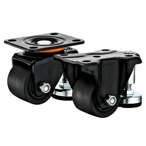 2''2.5''3'' Type a Plate Heavy Duty Low Center of Gravity Roulette en nylon avec pieds <span class=keywords><strong>de</strong></span> <span class=keywords><strong>support</strong></span> Roulettes pour réfrigérateur - Product Image 4