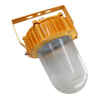 Bombilla LED Cilíndrica C20Series E27 20W 50W 100W 18W-120W 1 6 8 Superficies Luminosas, Tapa Amarilla/Gris, a Prueba de Explosiones