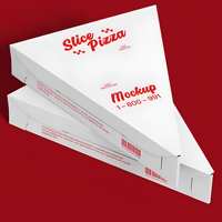 Boîte à pizza en carton ondulé personnalisée avec impression en relief, matériaux recyclés, pour pizzas au fromage, au pepperoni, aux légumes, aux sushis - Améliorez votre marque