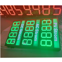 Señalización digital LED de doble cara para gasolineras Pantalla de precio de gasolina