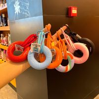 Balle de renforcement de la préhension en silicone colorée, exerciceur de main portable, porte-clés pour le soulagement du stress et la remise en forme