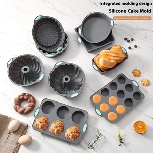 Nuevo Molde para Muffins de 12 Cavidades, de Silicona de Grado Alimenticio, No Tóxico, Resistente al Calor, Molde para Pastel Chiffon, Fácil de Desmoldar, Herramienta para Hornear Pasteles - Product Image 3