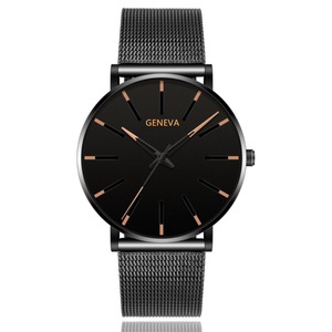 Ultra-thin Mesh Band Men Watch Luxury Fashion Watch Men Business Casual Simple Quartz <b>Clock</b> Stainless Steel Wristwatch Relogio - Product Image 4