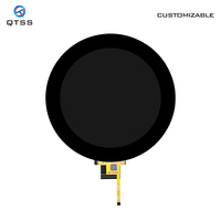 Modul Layar LCD TFT IPS QTSS 4.0 Inci 720*720 NV3052C-GRB Papan Driver Antarmuka SPI RGB Panel Sentuh Kapasitif CTP