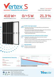 Panel Solar Trina Solar de Marca de Primera Categoría, TSM-DE09.08, 390W, 400W, 410W, Módulo Monocristalino, Stock en Róterdam - Product Image 2