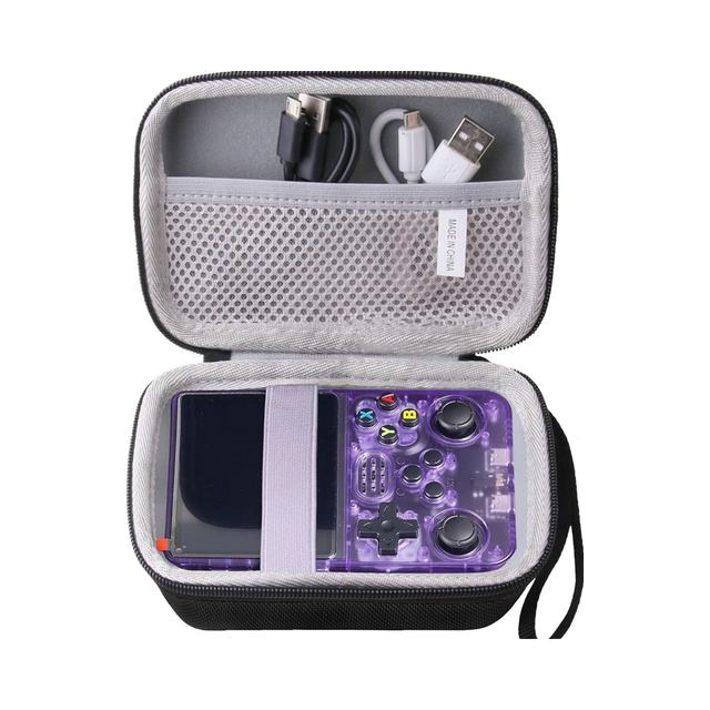 JINMEI Hard EVA Waterproof Carrying Case for Handheld Game Console Compatible with 30000 1 Console R40S PRO R36S Retro RG353V