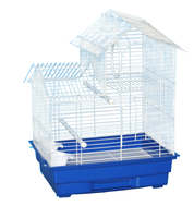 Cage à oiseaux écologique en gros, construction en fil de fer, design pliable, motif animalier, boîte d'élevage pour perroquets