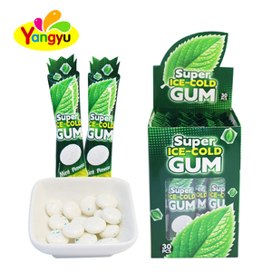 Premium Super Ice Cold <strong>Mint</strong> Flavor Chewing Gum Individually Wrapped Display Box 30PCS Bulk Wholesale - Product Image 1