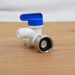 Conector Rápido para Purificador de Agua, Válvula de Bola de 1/2 Pulgada, Conector de Tubería PE para Máquina de Agua Pura, Accesorios de Válvula Recta - Product Image 1