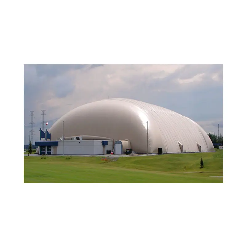 Carpa inflable con estructura de soporte grande para campo de fútbol, carpa deportiva con cúpula de aire