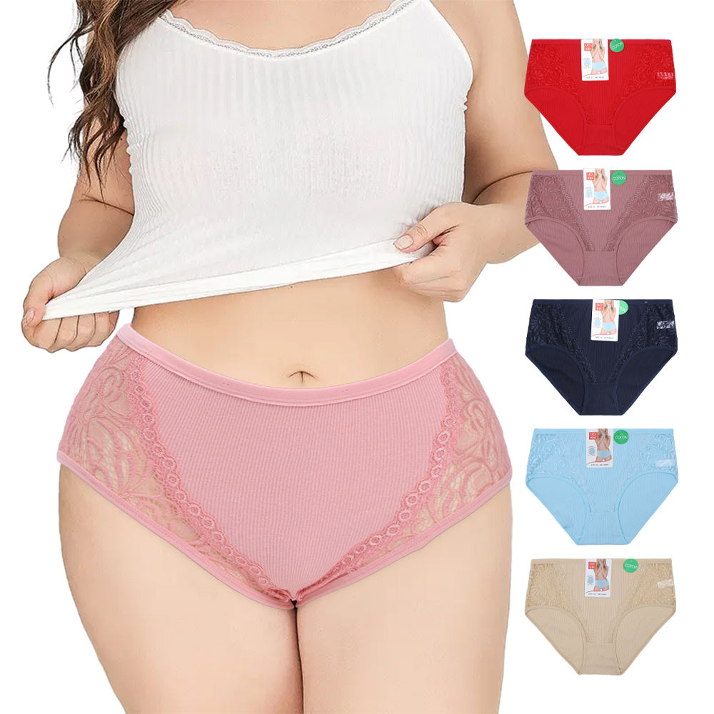 UOKIN Women Underwear 12 Packs With Lace for Ladies Cheap Knickers Wholesale Women Underpants Bulk Sale A8963