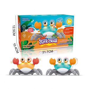 Juguete de Cangrejo Eléctrico Adorable para Bebés, Camina, se Mueve y Escapa, Juguete de Cangrejo para Aprender a Gatear, para Niños Pequeños de <span class=keywords><strong>9</strong></span>-<span class=keywords><strong>12</strong></span> y <span class=keywords><strong>12</strong></span>-18 <span class=keywords><strong>Meses</strong></span> - Product Image 1