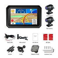 Autoabc Espejo Retrovisor para Motocicleta con Sistema Android 13 de 6 Pulgadas, CarPlay, Conexión Dual a Pantalla LCD IPS, Conexión USB, TPMS, 1 Año de Garantía