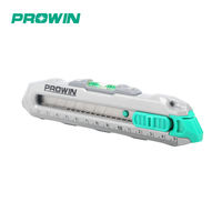 Couteau utilitaire PROWIN 19130 2025 en aluminium, breveté aux États-Unis, avec lame ultra-affûtée, garantie 5 ans, lame à changement rapide, qualité industrielle pour le bricolage