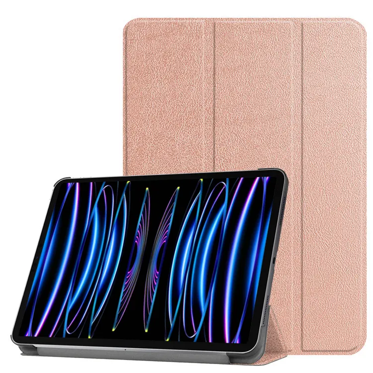 Trifold Folio Folding Stand Magnetic Slim Smart Flip Cover Leather Tablet Case for iPad Pro 11 2022/ Air 5 2021