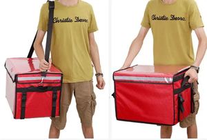 Soportes resistentes lavables plegables de 62L, parte inferior reforzada vertical y ASA, bolsa de entrega de bicicleta de comida aislada de 62L - Product Image 3