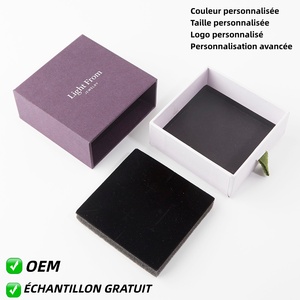 Boîte à bijoux portable en acrylique personnalisable - Pour boucles d'oreilles <span class=keywords><strong>et</strong></span> mini-cadeaux - Product Image 2