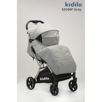 Poussette multifonctionnelle pour bébé avec panier de couchage à haute vue pour nouveau-né avec couvre-pieds pouvant s'asseoir ou s'allonger pour les enfants
