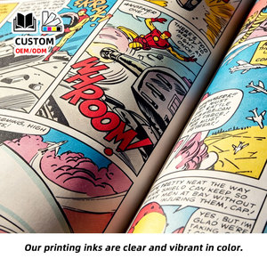 Impresión de Libros de <span class=keywords><strong>Manga</strong></span> para Niños, Libros de Historietas de Dibujos Animados al por Mayor, Libros de <span class=keywords><strong>Manga</strong></span> Personalizados, Impresión a Todo Color, Tapa Blanda y Tapa Dura - Product Image 2