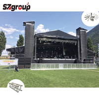 Sistema de armazón de escenario de aluminio resistente profesional soporte de techo de iluminación conciertos al aire libre grandes eventos entretenimiento deportivo