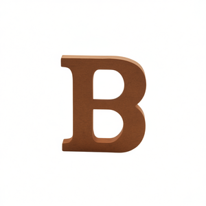 ILAN Lettera Decorativa in Legno B 15CM per Decorazione Murale - Product Image 2