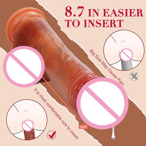 Beheizbare Sexspielzeuge mit Fernbedienung, Penis aus Flüssigsilikon, Analsex-Maschine, Riesen-Sexspielzeuge, Erwachsenen-Dildo in Übergröße für Frauen - Product Image 2