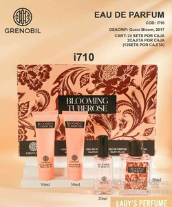 Coffret de parfum Blooming Tuberose 4 pièces 50ml chacune, senteur florale pour femme - Product Image 3