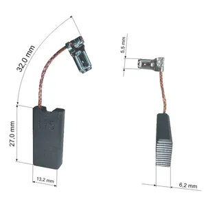 CB175 195845-0 pièces de rechange pour outils électriques brosse à charbon HR4501C HR4510C HR4511C HR5201C HR5210C HR5211C HM1101C HM1111C HM1203C - Product Image 3