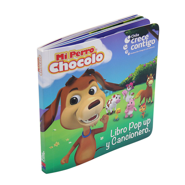 Custom Early Education Popup Vision Preschool Touch and Feel Board Learning Pop-Up Books Printing for Kids