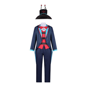 Costume de cosplay Alastor Hazbin Hotel, tenue de démon radio rouge pour fête d'Halloween et jeu de rôle - Product Image 5